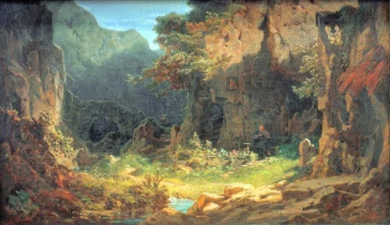 Fiddling Hermit